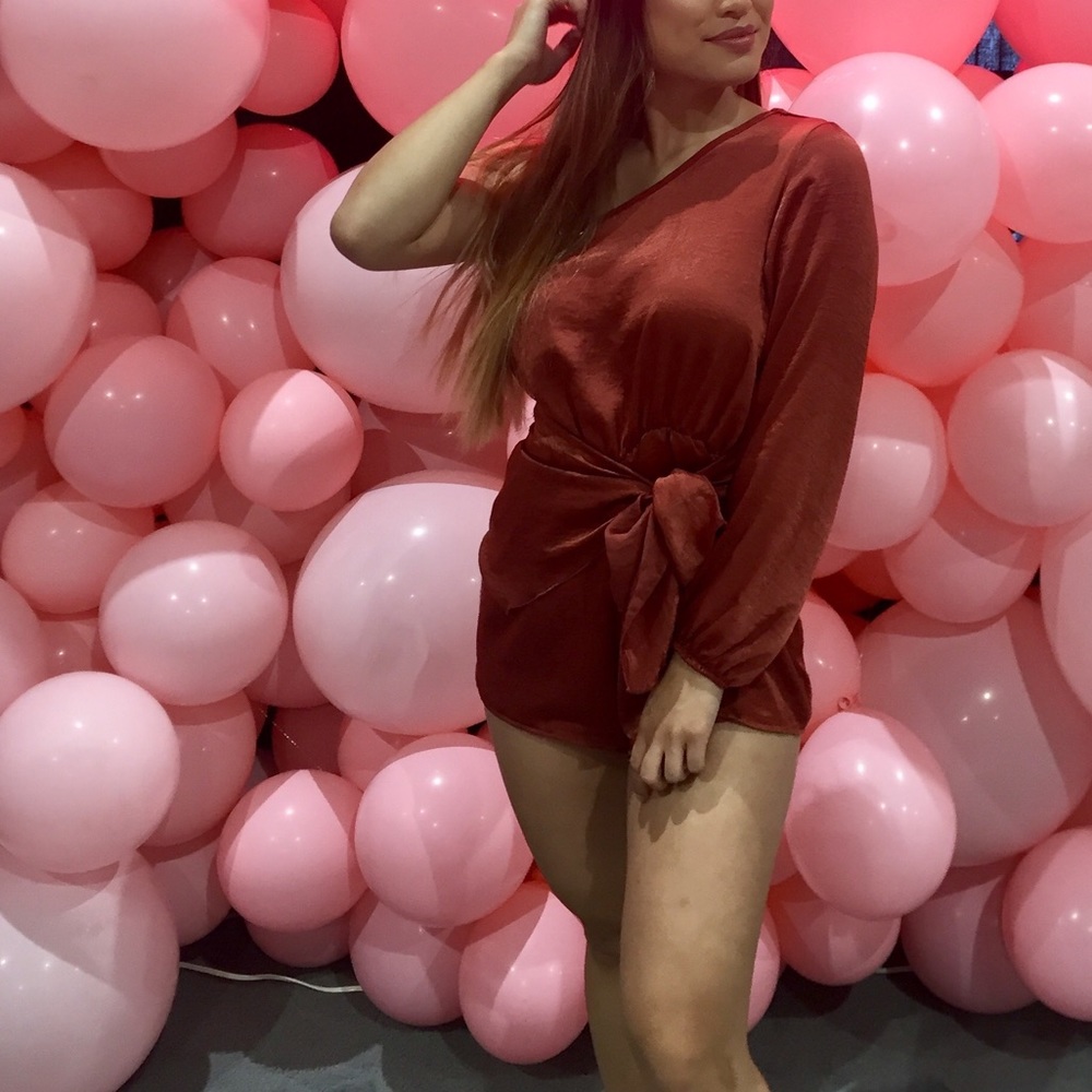 One Shoulder Romper